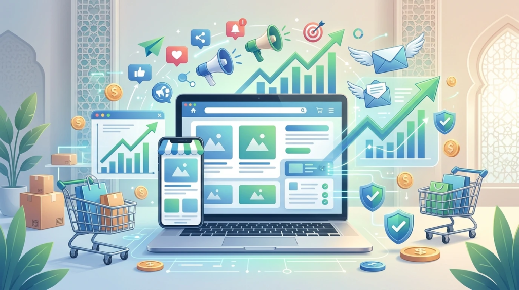 دیجیتال مارکتینگ برای افزایش فروش اینترنتی