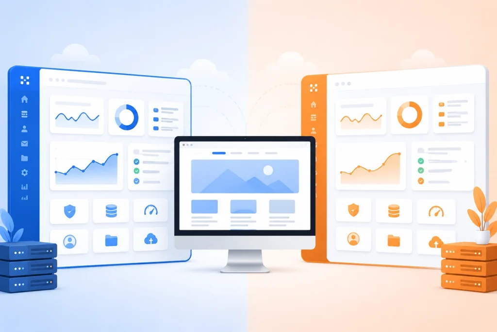 cPanel یا دایرکت ادمین برای مدیر تازه‌کار وردپرس